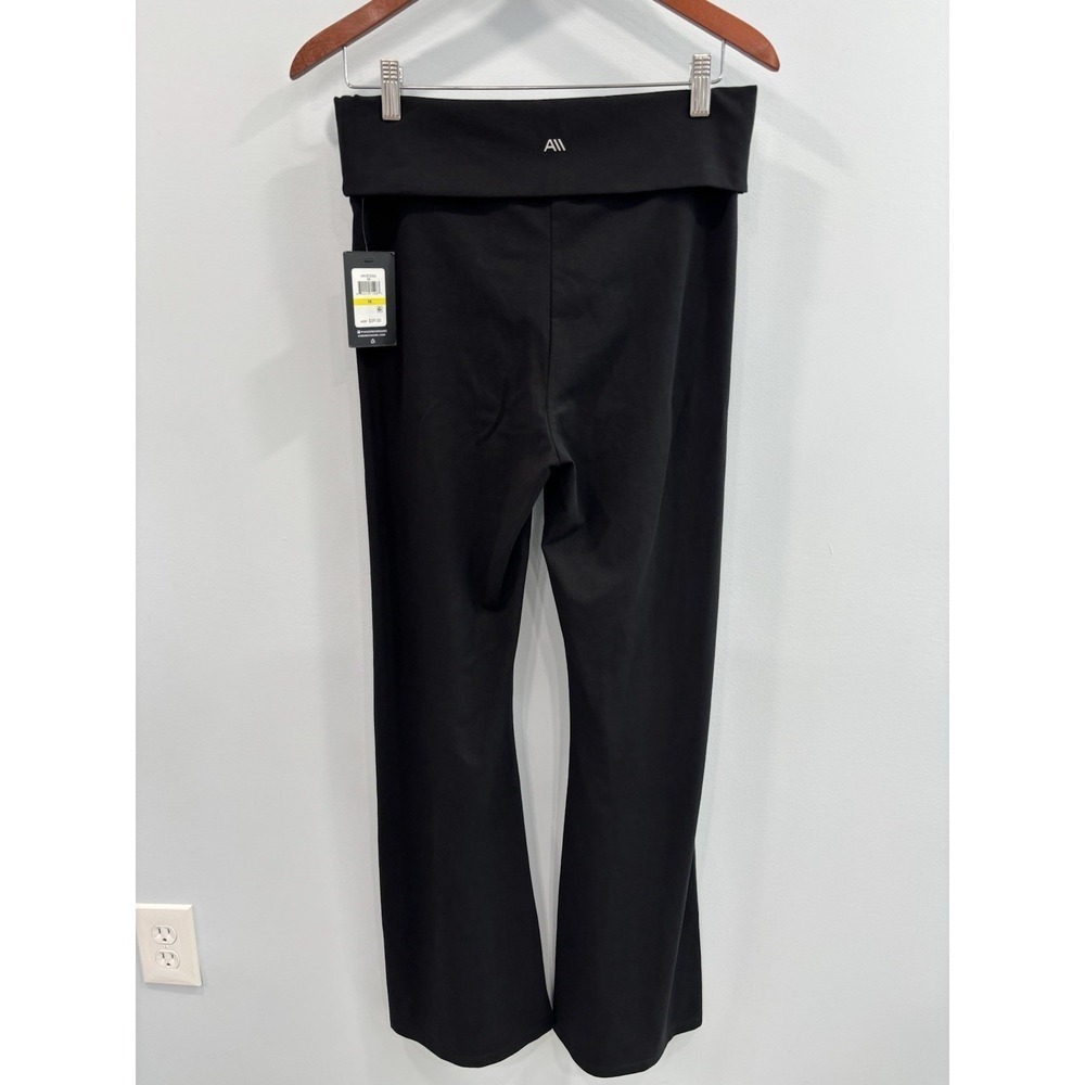 Andrew Marc Sport Black High Rise Leggings Women's M NWT Stretch Athleisure